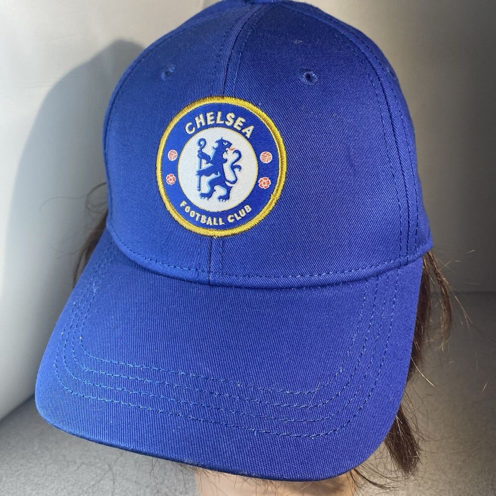 Chelsea FC Football Club Futbol Soccer Blue Hat Cap Strap Back
